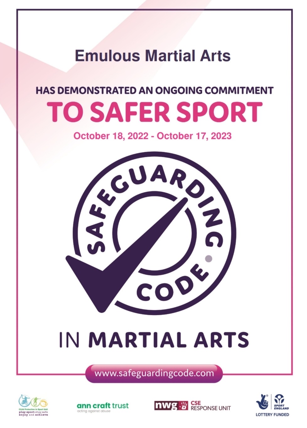 Safeguarding checked logo